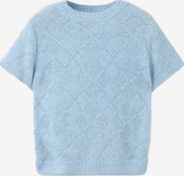 MANGO Pullover 'LOUISE' in Blau: Vorderseite
