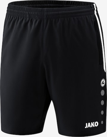 JAKO Regular Workout Pants 'COMPETITION 2.0' in Black: front
