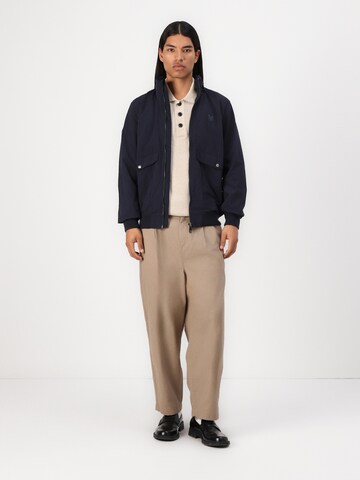 Lyle & Scott Kurtka przejściowa 'CRINKLE' w kolorze niebieski