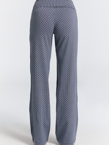 Leela COTTON Wide leg Pants 'Damen Bio-Baumwoll Komforthose' in Blue