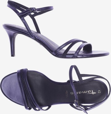 TAMARIS Sandals & High-Heeled Sandals in 42 in Blue: front