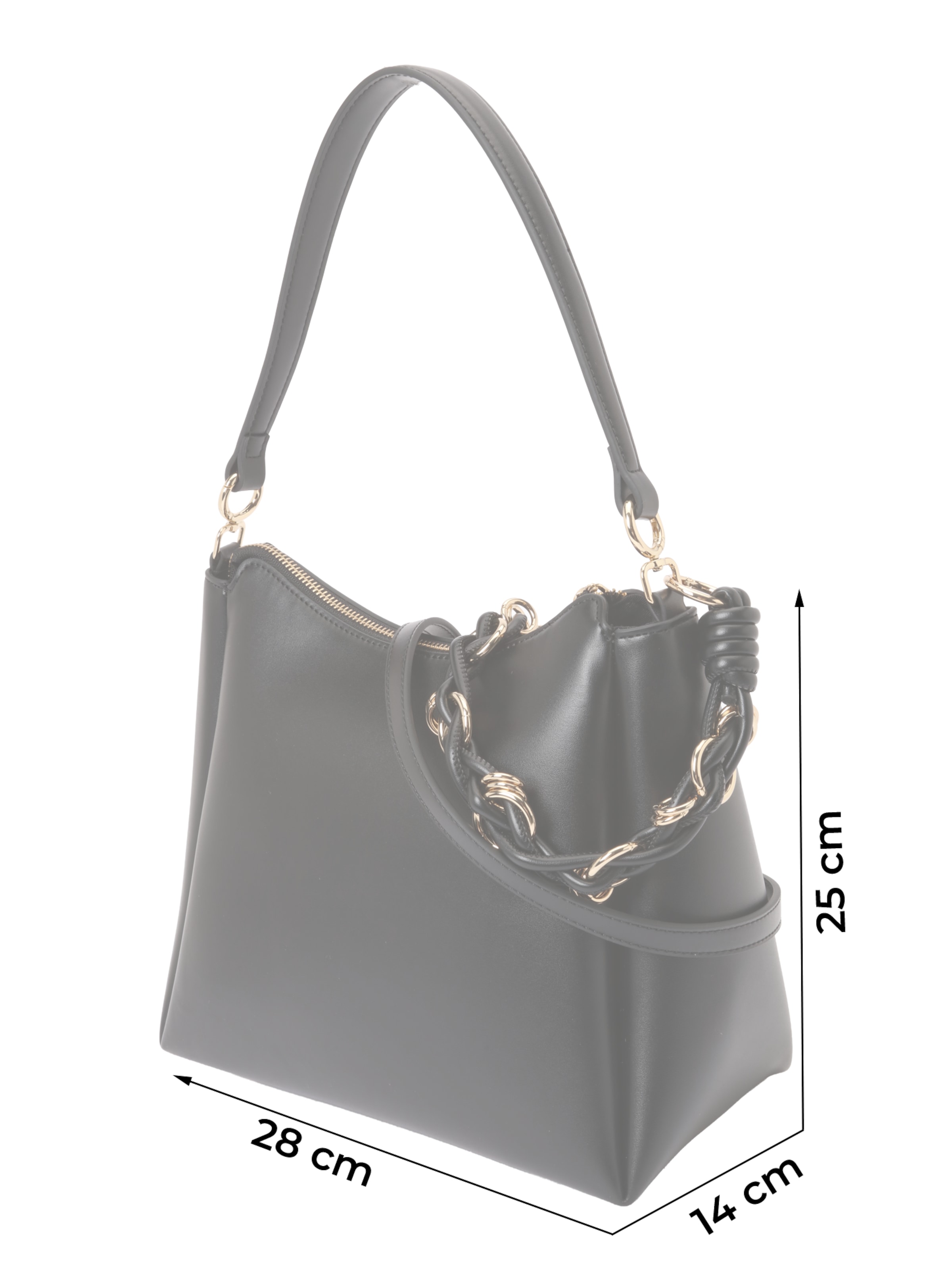 Seidenfelt Taška přes rameno 'Sundby' – černá