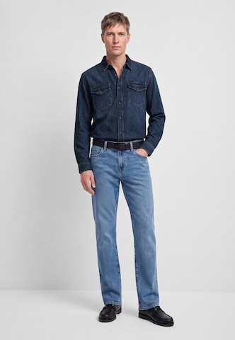 Mavi - Ajuste regular Camisa 'TED' en azul