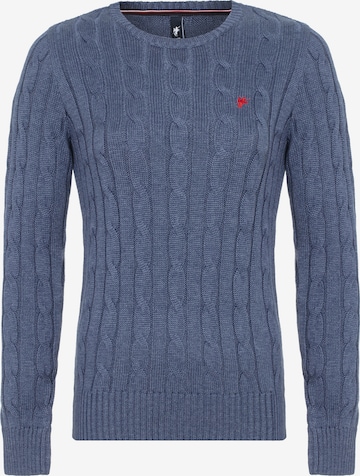 DENIM CULTURE Sweater 'LUDOVICA' in Blue: front