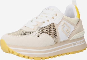 Baskets basses 'MAXI WONDER' Liu Jo en beige : devant