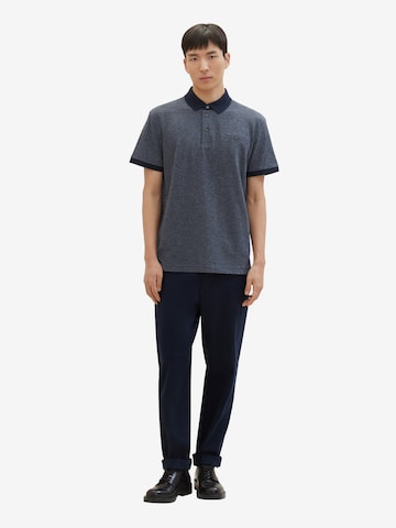 TOM TAILOR Poloshirt 'Grindle' in Blau