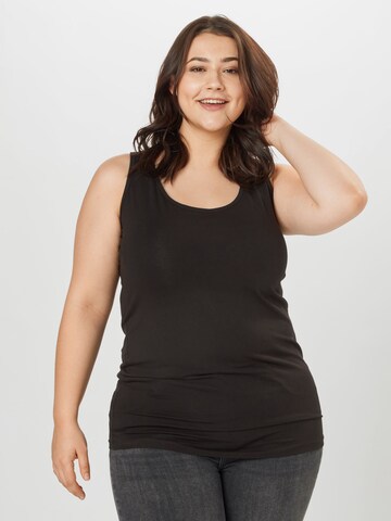 Zizzi Top in Black: front