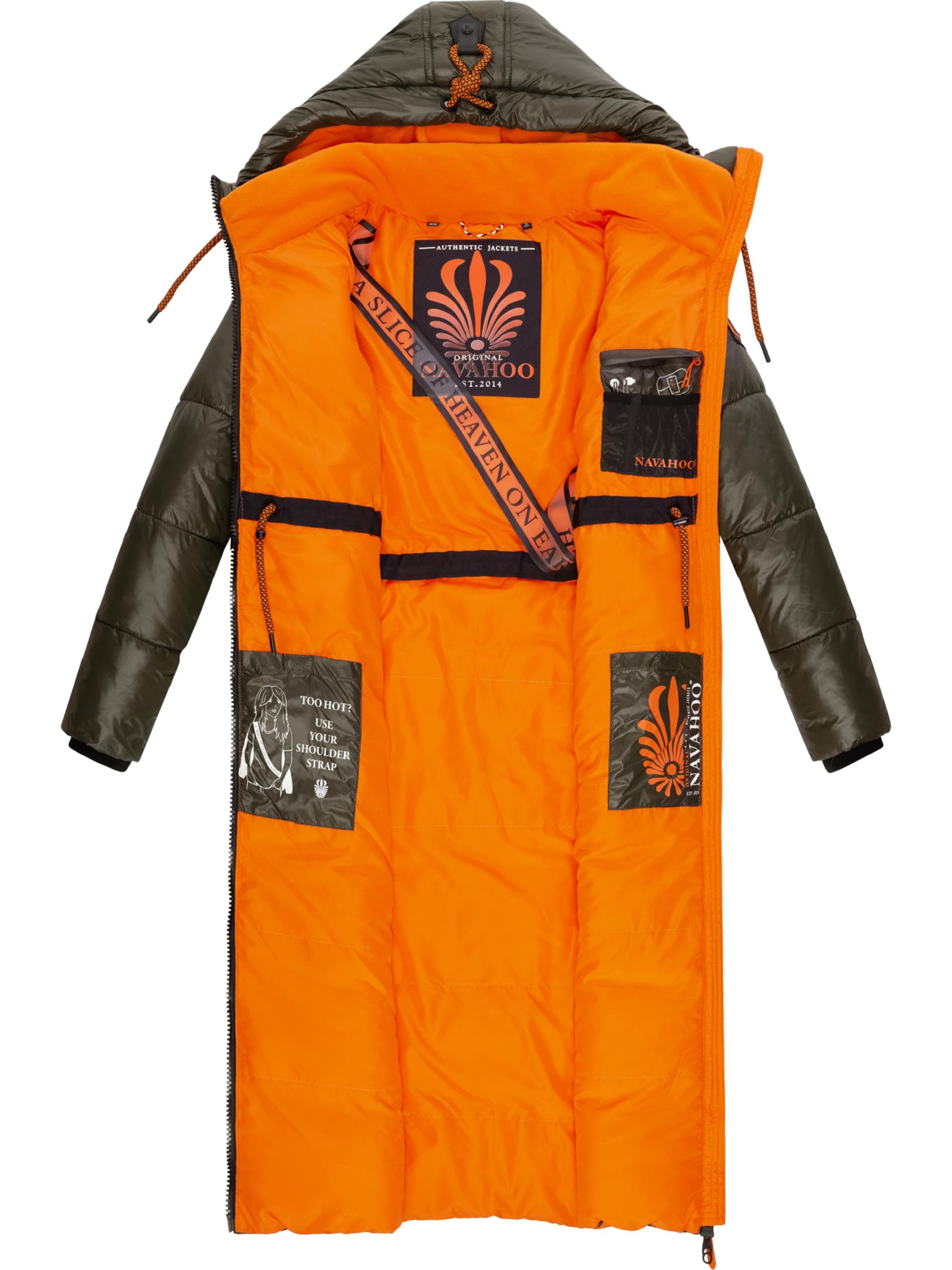 Cappotto invernale 'Schmuseengel' di NAVAHOO in verde