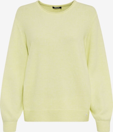 Pull-over Olsen en jaune : devant