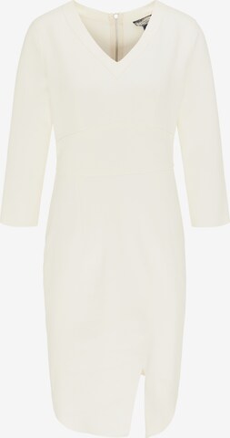 DreiMaster Vintage - Vestido en blanco: frente