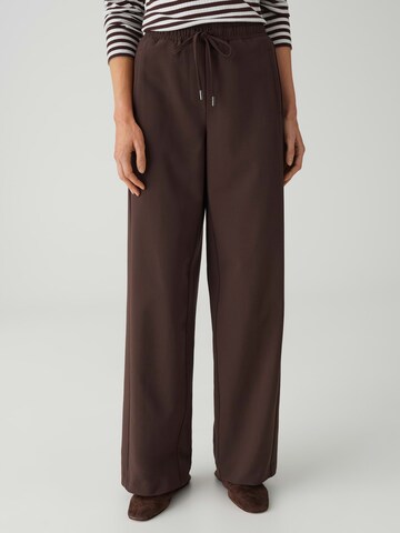 OPUS Loose fit Pants 'Melane' in Brown: front