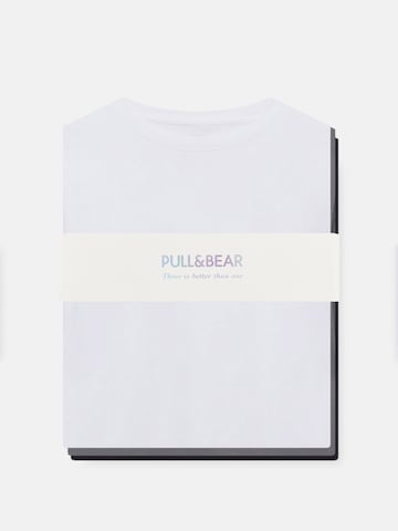 Pull&Bear Koszulka w kolorze szary