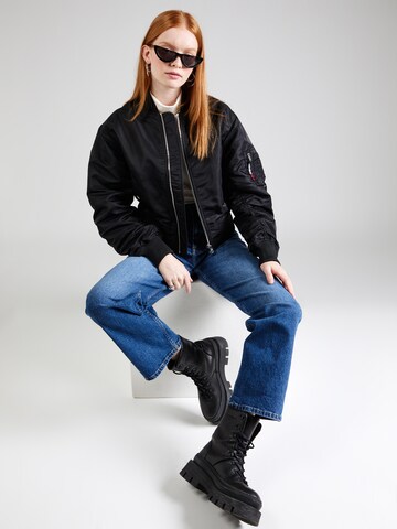 Tommy Jeans Přechodná bunda – černá