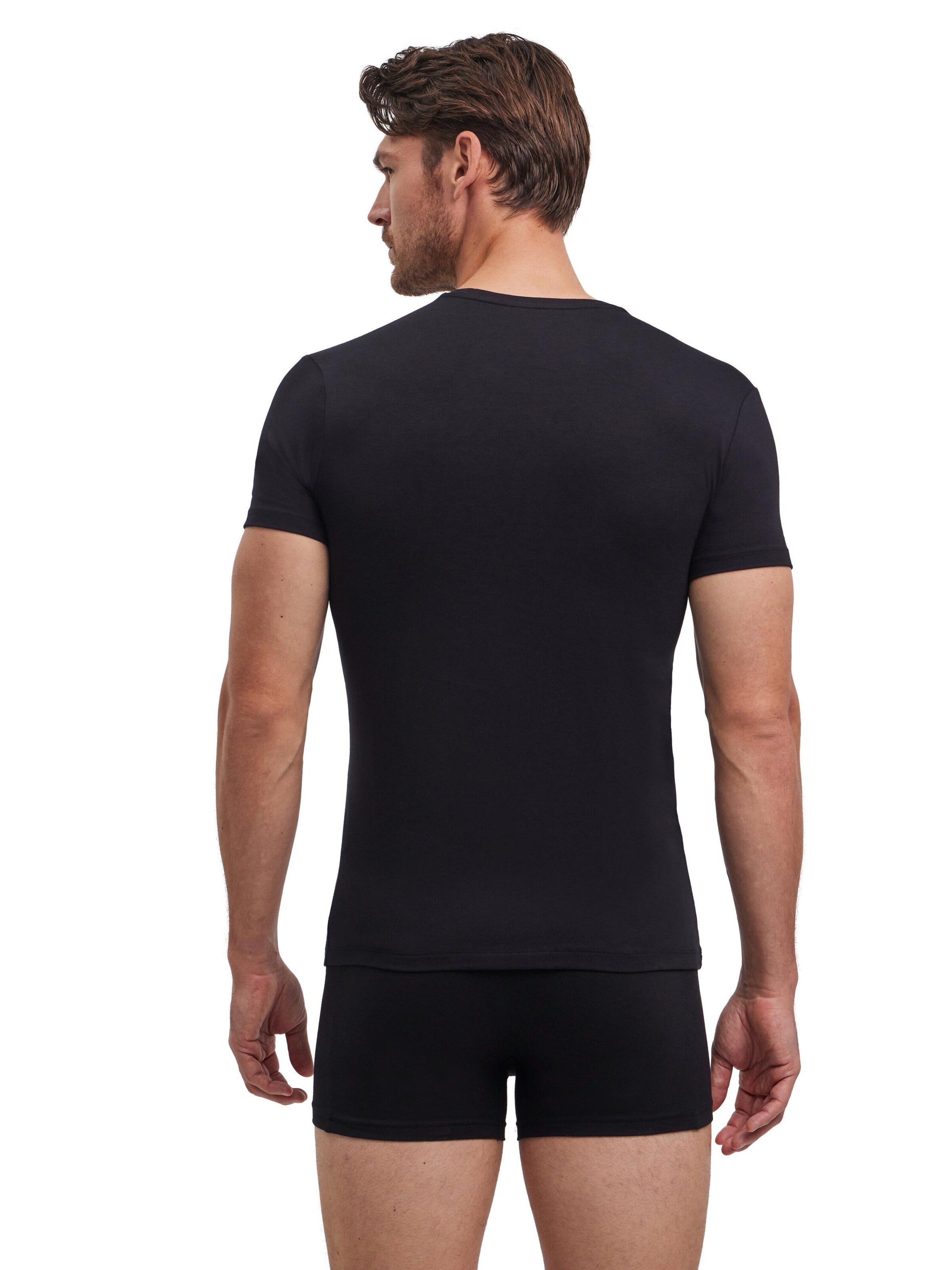 FALKE Undershirt '2-Pack' in Black