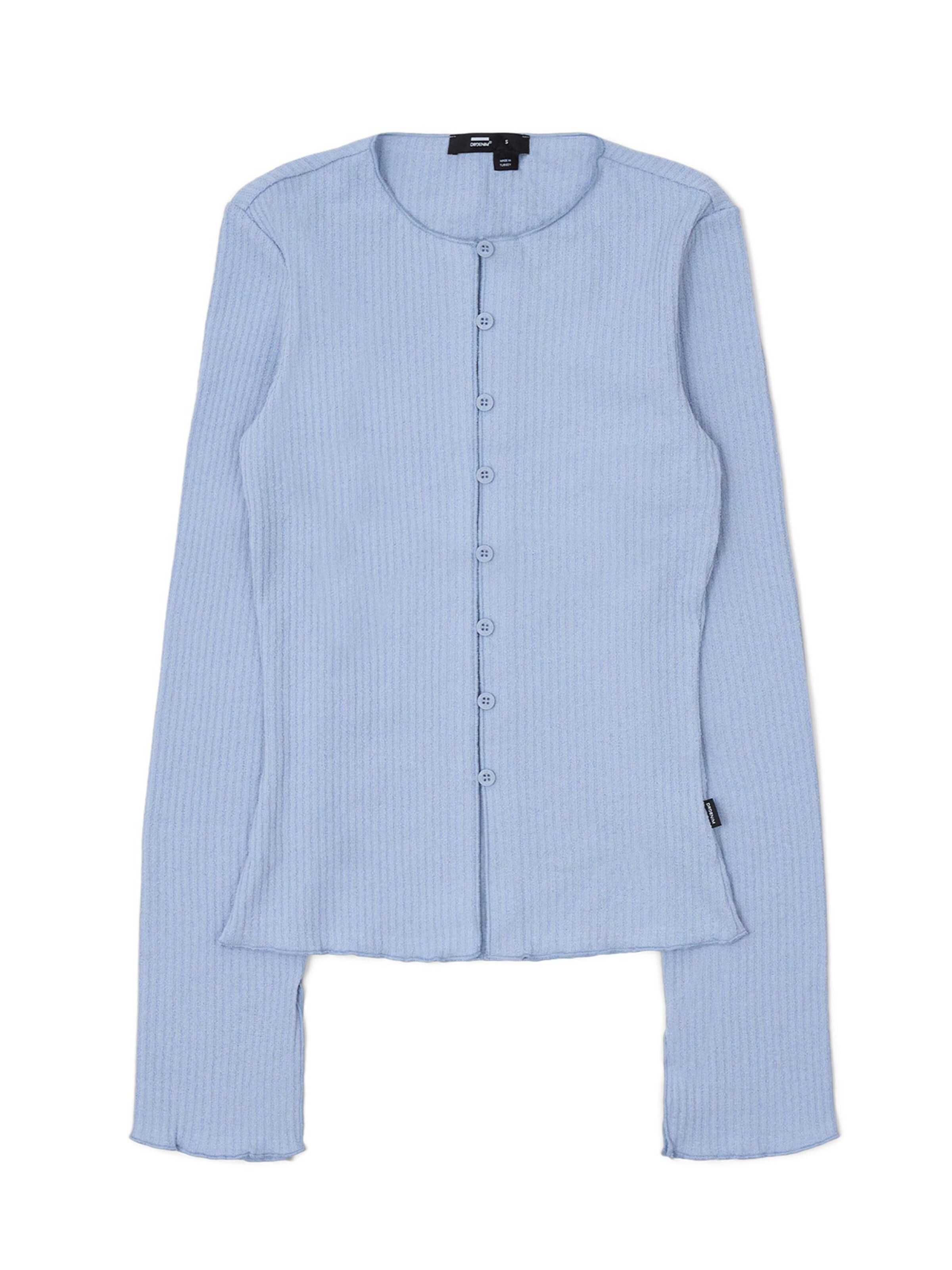 Dr. Denim Top 'Erica' in Blauw: voorkant
