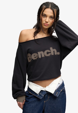 Sweat-shirt 'Bench x Superdry & Co' BENCH en gris : devant