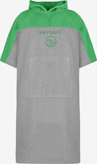 normani Surfer Poncho 'Kuta' in grau / grün, Produktansicht