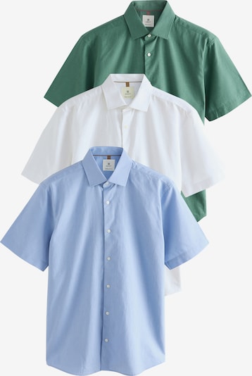 Next Krekls, krāsa - debeszils / tumši zaļš / balts, Preces skats