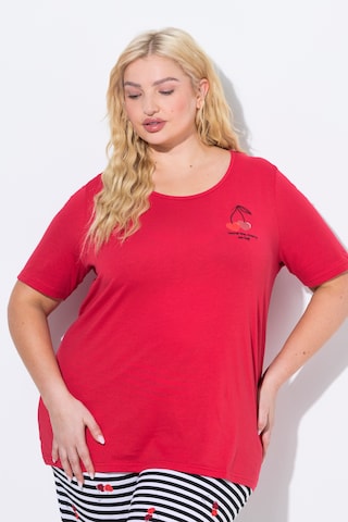 Ulla Popken Slaapshirt in Rood