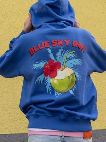 Sweat-shirt 'Coconut Club' BLUE SKY INN en bleu