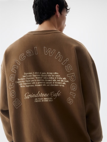 Sweat-shirt Pull&Bear en marron