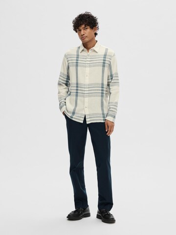 SELECTED HOMME Regular fit Ing 'Callum' - bézs