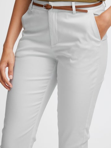 Effilé Pantalon à plis 'Oxdaisy' Oxmo en blanc