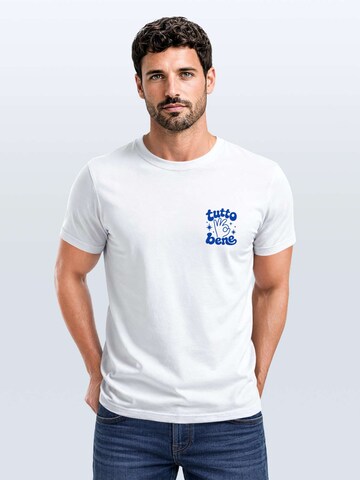 Neverless Shirt 'Tutto Bene' in White