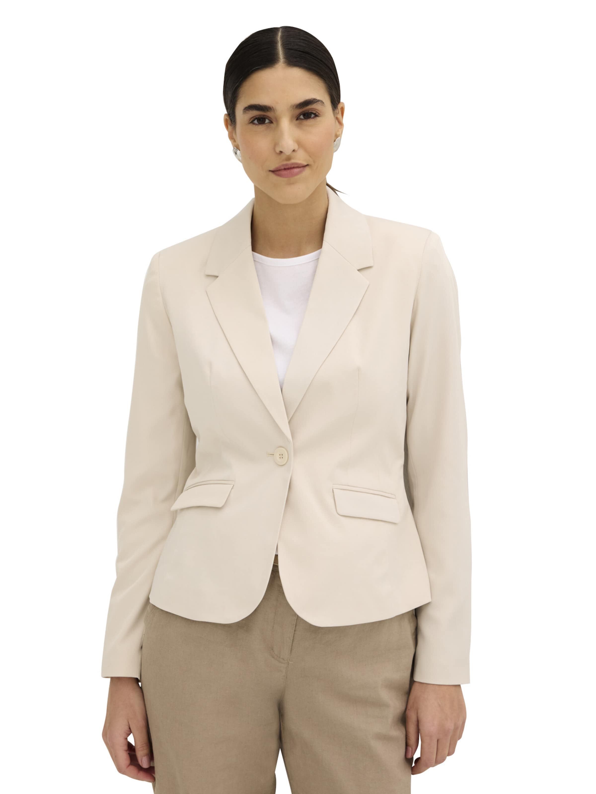 bonprix Blazers in Beige: voorkant