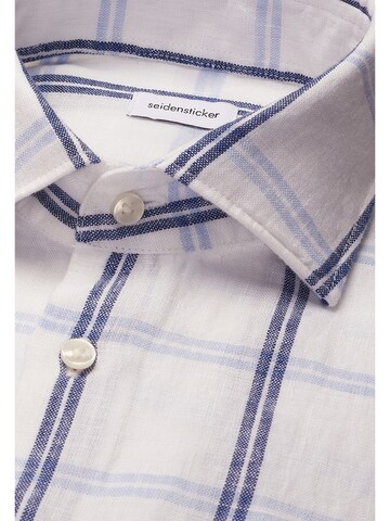 SEIDENSTICKER Regular Fit Businesshemd in Blau