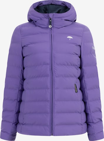 Schmuddelwedda Weatherproof jacket in Purple: front