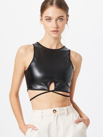 Missguided Top in Black: front