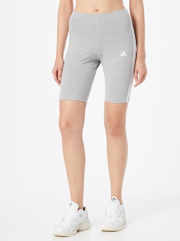 ADIDAS SPORTSWEAR Slimfit Sportshorts 'Essentials' in Grau: predná strana