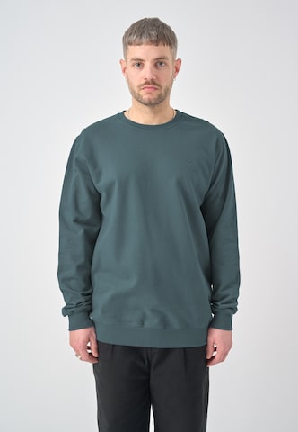 Cleptomanicx Sweatshirt 'Ligull' in Green: front