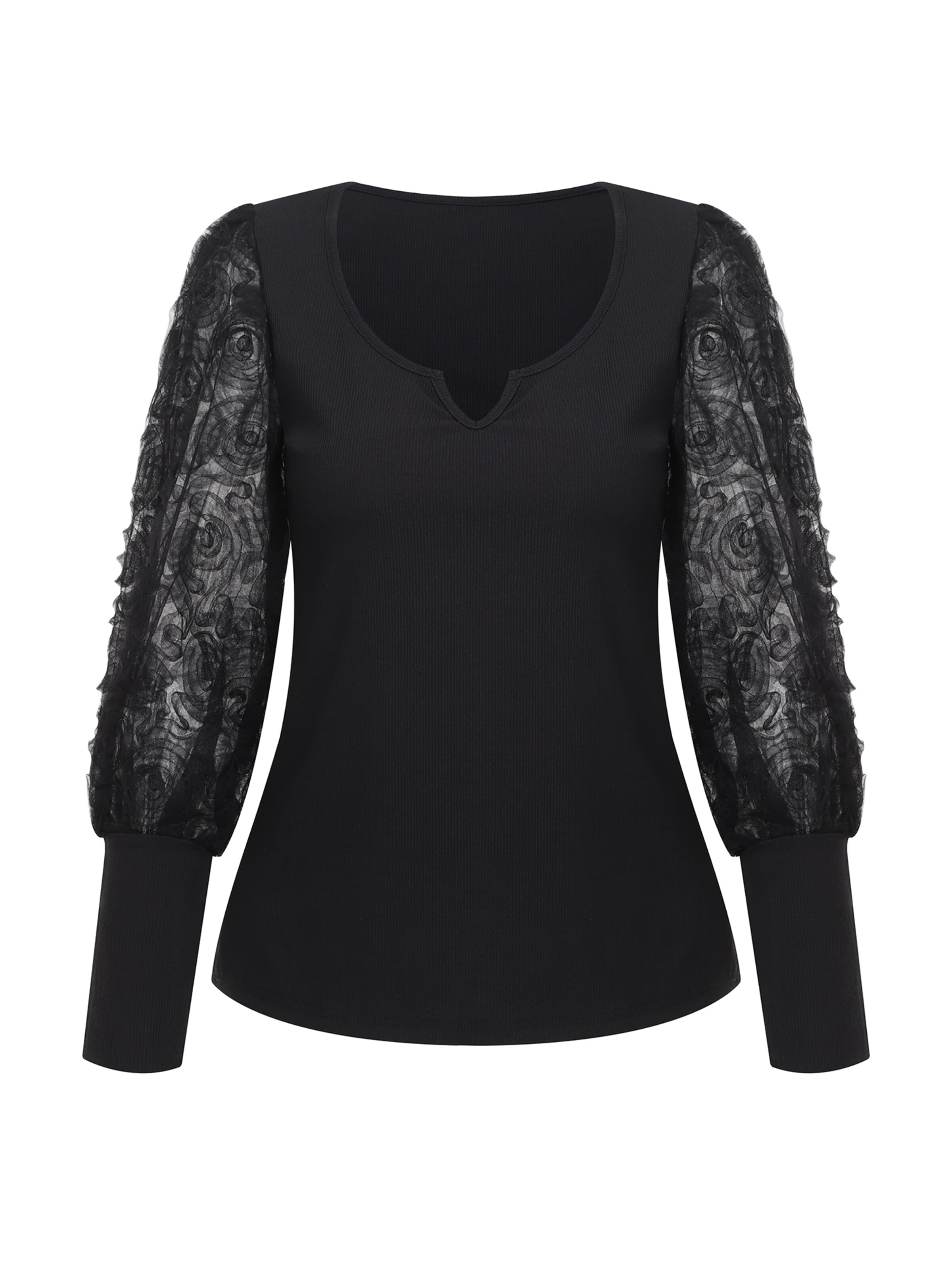 LapaPlus Shirt 'Women Tops' in Black: front