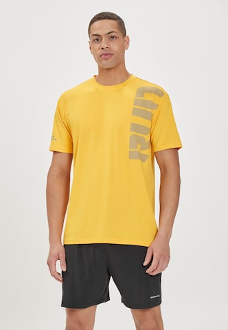 ENDURANCE Functioneel shirt 'Norun' in Geel: voorkant