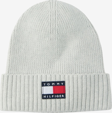 pilka TOMMY HILFIGER Megzta kepurė 'HERITAGE': priekis