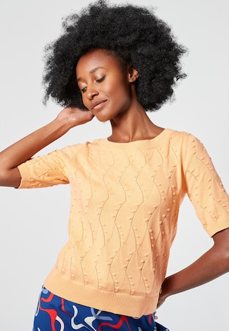 4funkyflavours Sweater 'Superstar' in Orange: front