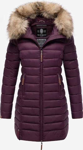 Manteau d’hiver 'Rose' MARIKOO en violet : devant