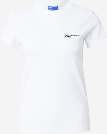 KARL LAGERFELD JEANS Футболка в Белый: спереди