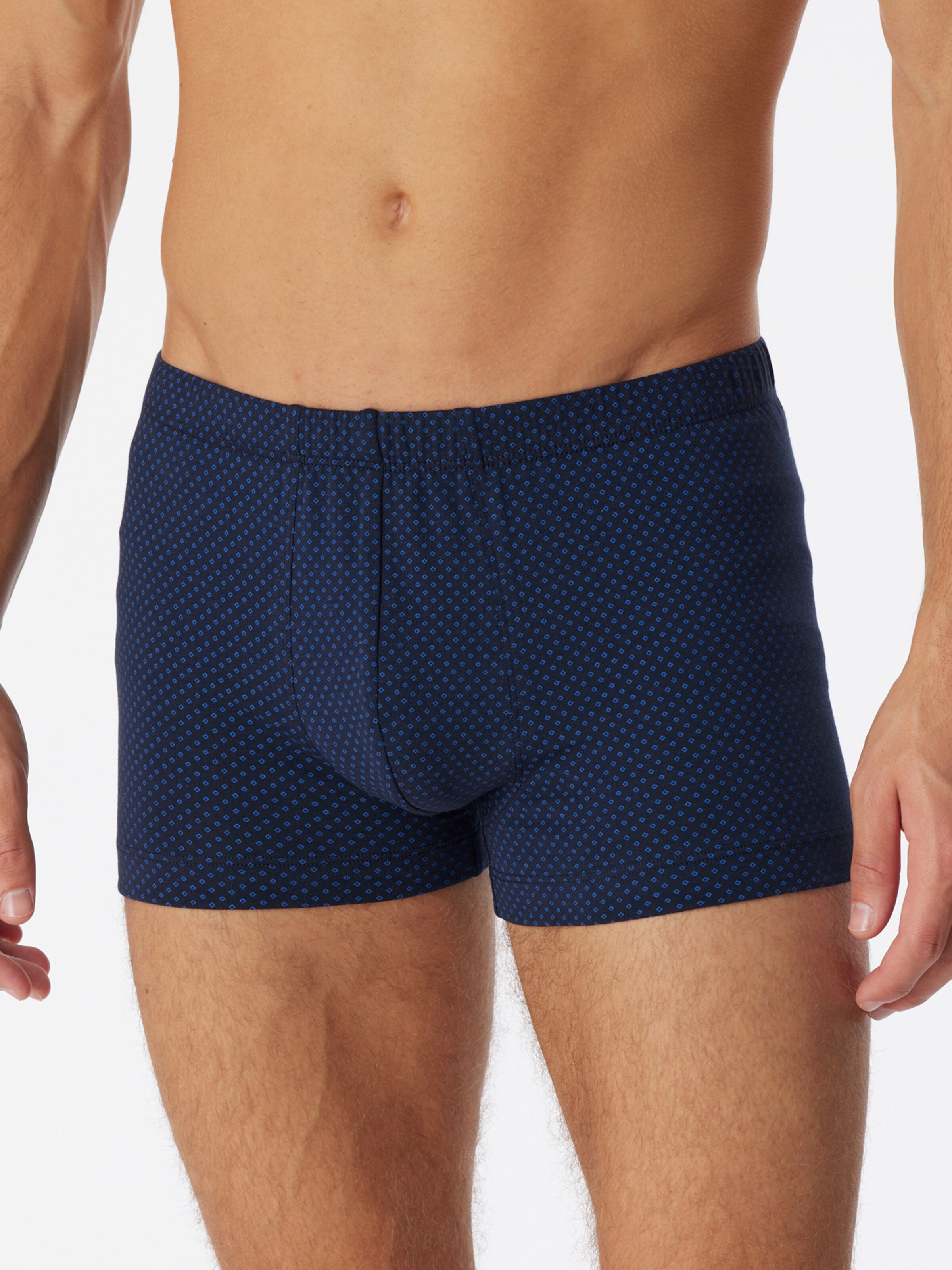 SCHIESSER Boxershorts ' Cotton Casuals ' in Blauw: voorkant