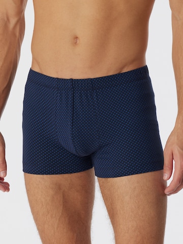 Boxers ' Cotton Casuals ' SCHIESSER en bleu : devant