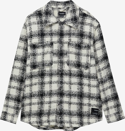 Pull&Bear Overgangsjakke i svart / hvit, Produktvisning