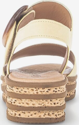 GABOR Sandals in Yellow