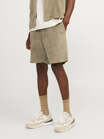 Regular Pantalon JACK & JONES en marron : devant