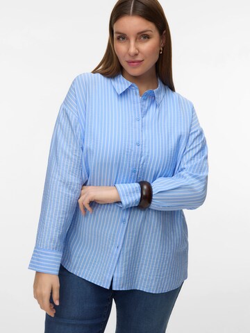 Vero Moda Curve Blouse 'VMCKAJA' in Blue