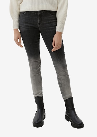 s.Oliver Skinny Jeans in Grijs: voorkant