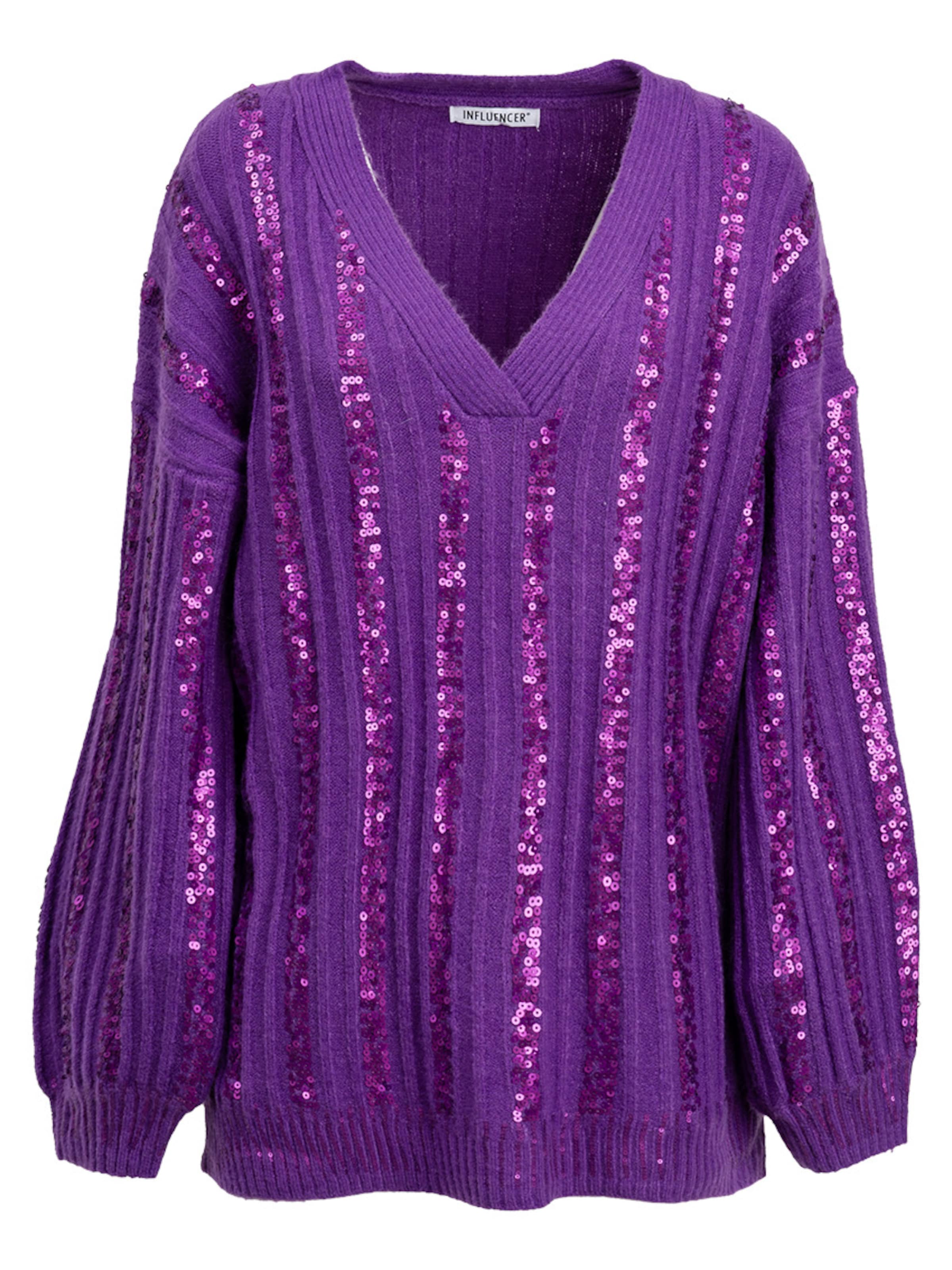 Influencer Tröja i lila: framsida