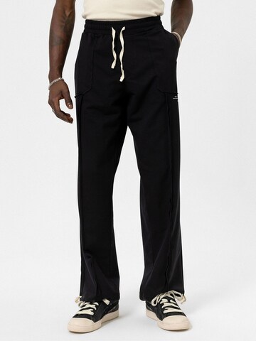 Loosefit Pantalon 'Bluebell' VAMOS CLO en noir : devant