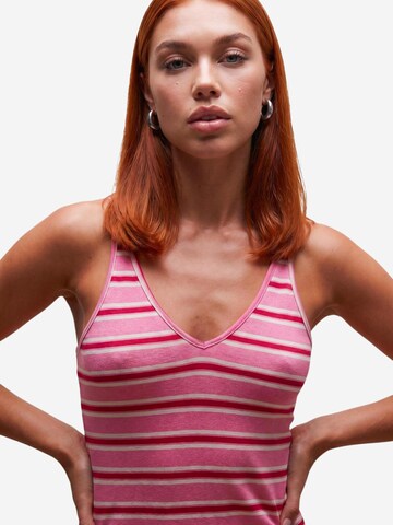 I AM - Vestido 'Abito Cotone Righe 25260' en rosa